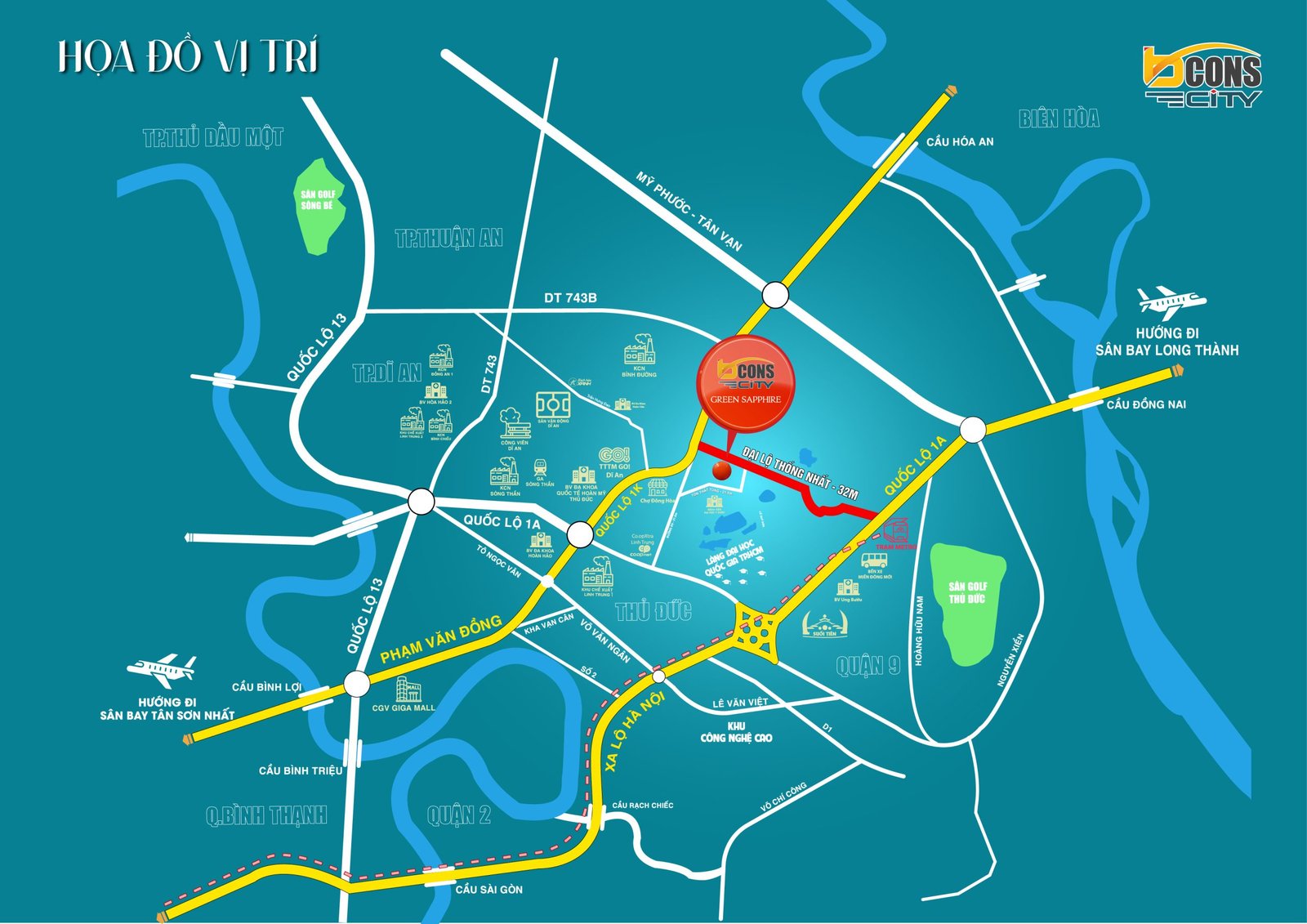 Bcons City — Tháp Green Sapphire